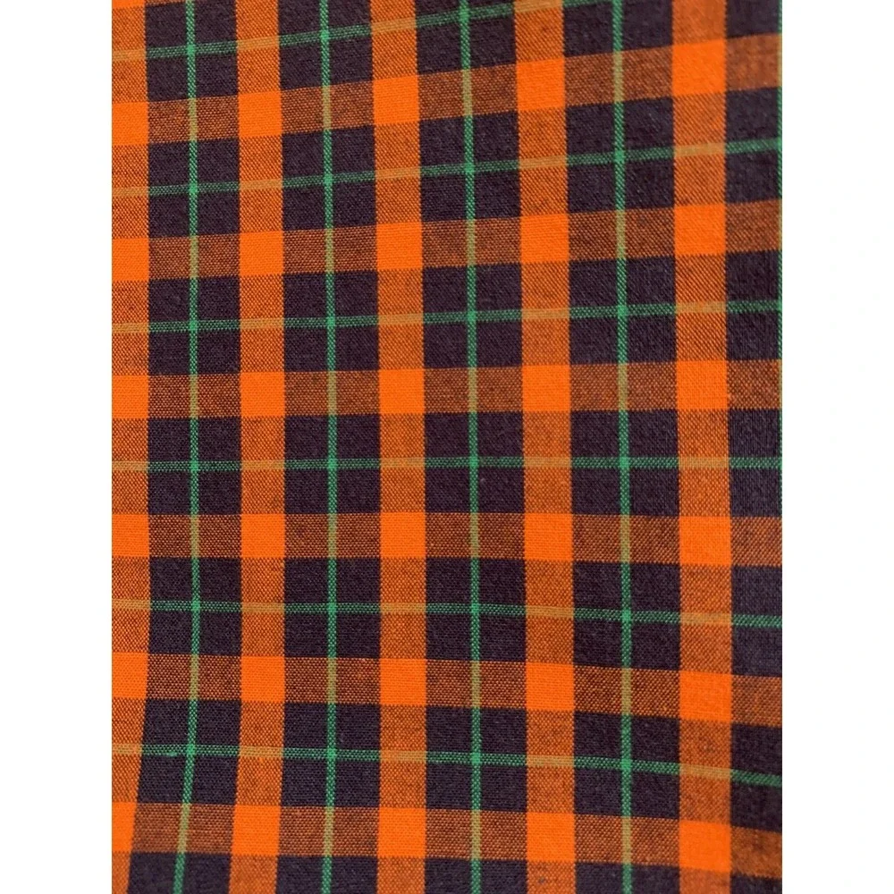 Ralph Lauren Polo Mens Button Down‎ Shirt Blake Large Orange Plaid